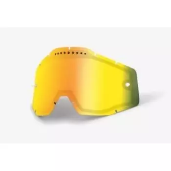 Линза 100% Racecraft/Accuri/Strata Anti-Fog Pink Mirror / Smoke, 51002-016-02