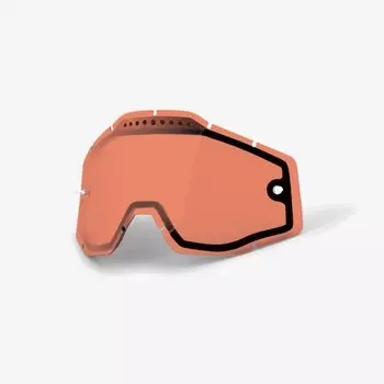 Линза 100% Racecraft/Accuri/Strata Vented Dual Pane Lens Anti-Fog Rose, 51006-016-02