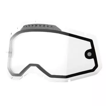 Линза 100% RC2/AC2/ST2 Replacement Lens Vented Dual Pane Clear, 59082-00001