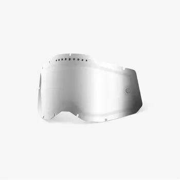Линза для веломаски 100% RC2/AC2/ST2 Replacement Lens, Vented Dual Pane Mirror Silver, 51008-652-01