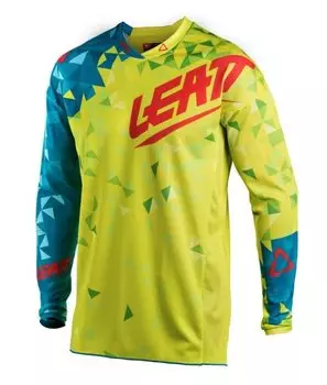 Велоджерси Leatt GPX 4.5 Lite, желто-синий 2018