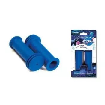 Грипсы велосипедные TRIX Cosmic, детские, 102 мм, резиновые, синие, GRTXG96CS
