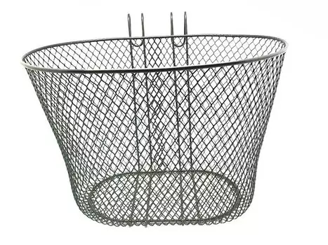 Велокорзина TBS, передняя, чёрная, AO-1H W/HOOKS