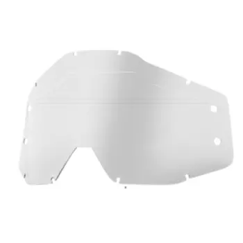 Линза подростковая 100% Accuri Forecast Youth Lens Sonic Bumps w/mud Visor Clear, 51221-510-02