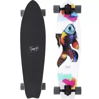 Лонгборд Tempish Fish-In, 32,5* 8,5, 2022, белый/черный, 106001012