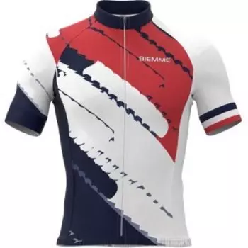 Майка Biemme NATIONAL France, короткий рукав , французский флаг, A12L2152M