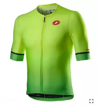 Майка короткий рукав Castelli Aero Race 6.0, Жёлтый fluo/зеленый fluo, 4520011