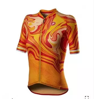 Майка короткий рукав Castelli CLIMBER‘S 2.0 женская, Оранжевый, 4521047