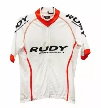 Майка Rudy Project Race PRO, короткий рукав, бело-красный, RP10 (XXL, Цвет: Белый/красный)