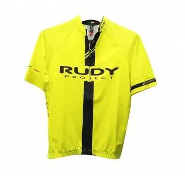 Майка Rudy Project Racemaster Pro, короткий рукав, жёлтый fluo, RW10 (L, Цвет: Жёлтый fluo)