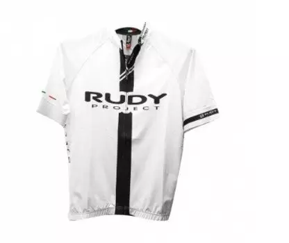 Майка Rudy Project Racemaster Pro, короткий рукав, черно-белый, RW10 (M, Цвет: Черный/белый)