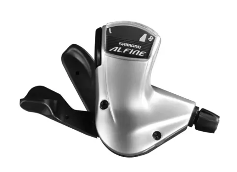 Манетка SHIMANO Alfine S7000-8, 8 ск, трос+оплетка, для СJ-S7000-8, серебристый, ESLS70082100LSA3