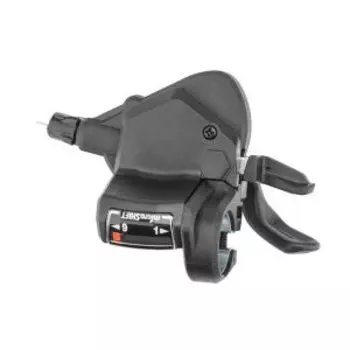 Манетка велосипедная Microshift TS39-9R, правый, 9 скоростей, с тросом 2050 мм, ST (590124)