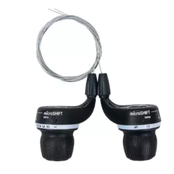 Манетки велосипедные MICROSHIFT MS29-6-8, 3х6 скоростей, комплект, MS29-6