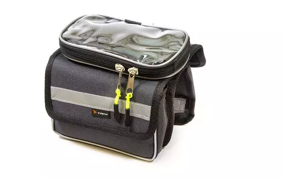 Велосумка TRIX на раму, серый, вр038.018.1.0