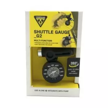 Манометр велосипедный TOPEAK SHUTTLE GAUGE G2, TSUTG-04