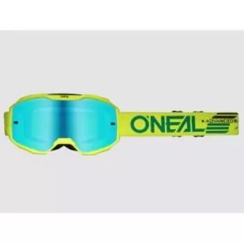 Маска O'Neal B-10 SOLID neon yellow - radium blue, 6029-011