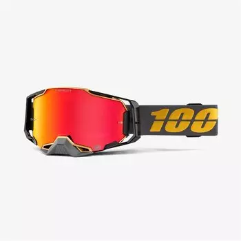 Маска велосипедная 100% Armega Goggle, Falcon 5 / Hiper Red Mirror Lens, 50720-357-02