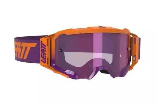 Маска велосипедная Leatt Velocity 5.5 Iriz Neon Orange/Purple, 8020001020