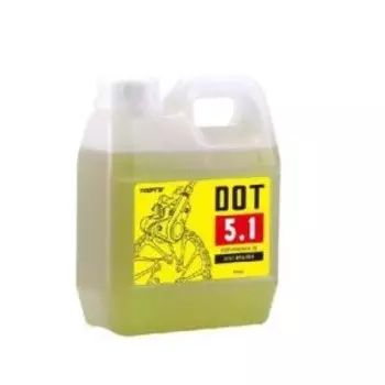 Масло минеральное TOOPRE (DOT OIL) 5.1, 1000мл, жёлтое, TL-1000 Yellow (DOT)