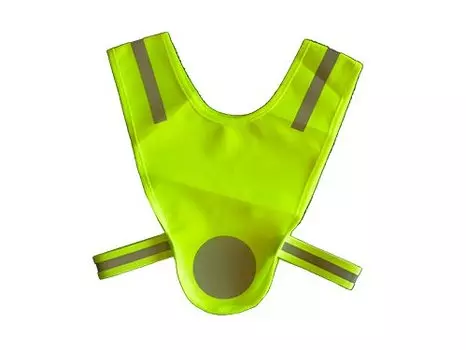 Микро-жилет световозвращающий для самых маленьких (1-3г) зелёный