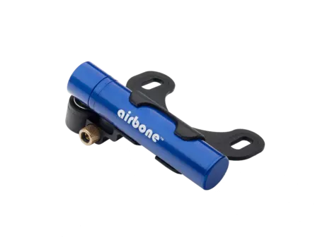 Мининасос велосипедный Mizumi AirBone ZT-702PA, длина 9,9 см, алюминий, синий, ZT-702PA blue