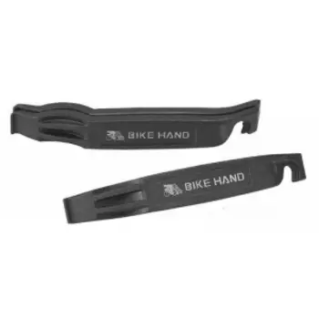 Монтировки BIKEHAND YC-308 высокопрочный пластик, с крючками, черные 3шт, 6-230105