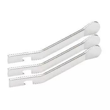 Монтировки велосипедные BIKEHAND YC-313, сталь, с крючками (3 штуки), серебристые, 6-14313