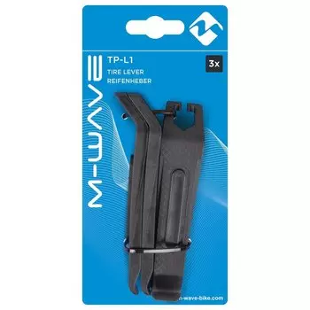 Монтировки велосипедные M-WAVE, пластик, с двойным крюком, 3шт, на блистере, черные, 5-880262