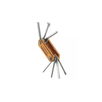 Мультитул Ice Toolz "Handy-8", складной, нержавеющая сталь, оранжевый, 94H4