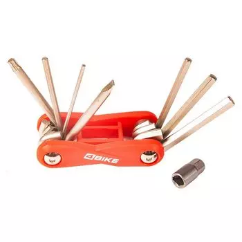 Мультитул складной 4BIKE FH-02 Red, 8 в 1, CR-V сплав, ARV000415