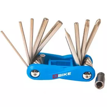 Мультитул складной 4BIKE FH-04 Blu, 10 в 1, CR-V сплав, ARV000416