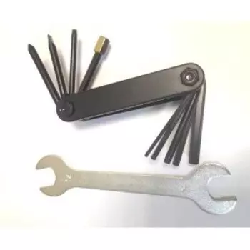 Мультитул велосипедный M-WAVE, складной, шестигранники 2/3/4/5/6/8мм +/- отвертки, 5-880962