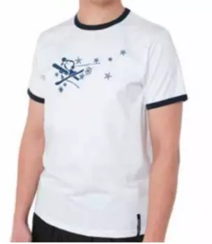 Мужская футболка Fischer Ski, белый, 2019-20 (Размер: M)