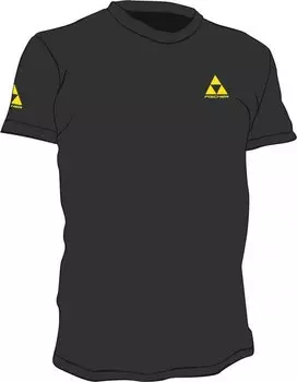 Мужская промо-футболка Fischer, черный, 2018-19