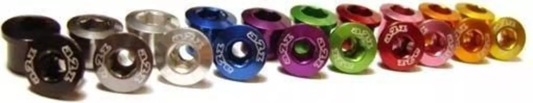 Набор бонок A2Z, 8шт (бонки 4 штуки, болта 4 штуки), алюминий 7075-T6, серый, CB-4-7