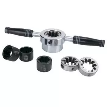 Набор для нарезания резьбы на вилке SUPER B (Premium) TB-1945-1, плашка 1" * 24TPI, TB-1945-1