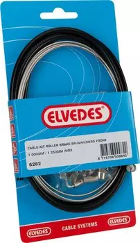 Набор Elvedes, для роллерных тормозов SHIMANO BR-IM41/50/53, трос, оплетка, 1000/1250 мм, черный, 6282