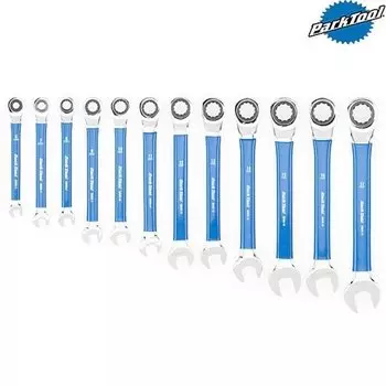 Набор гаечных ключей с трещоткой Park Tool MWR-SET, в комплекте 12 шт, от 6 до 17 мм, PTLMWR-SET