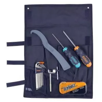 Набор инструментов IceToolz 84S2 Starter Tool-Roll, в скрутке, 6-800282