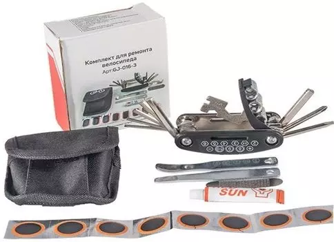 Набор инструментов KENLI, монтажки, шестигранники, аптечка, монтажки, в сумке, GJ-016-3