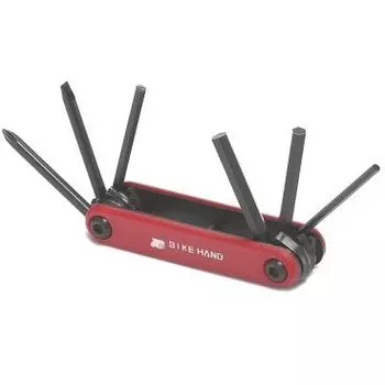 Мультитул BIKE HAND YC-266, шестигранники 3/4/5/6мм, отвёртки +/-, YC-266
