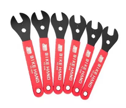 Набор конусных ключей Bike Hand, 6 штук, YC-658-6P