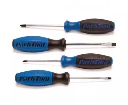 Набор отверток Park Tool 4 штуки, крестовые: phillips 0/2, плоские: 3мм/6мм PTLSD-SET