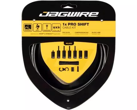 Набор рубашек и тросиков переключения Jagwire Pro Shift Kit 1X, Ice Gray, PCK551