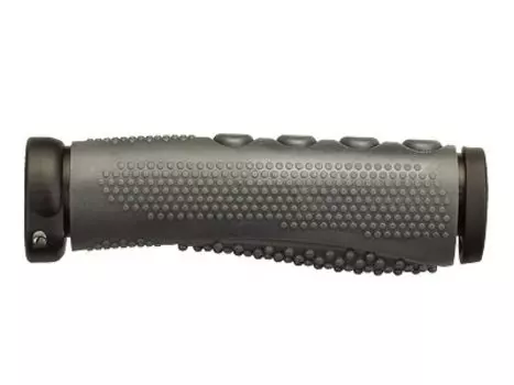 Грипсы велосипедные PROPALM HY-480Sw3, эргономичные, 133мм, с заглушками, с 1 грипстопом, серые