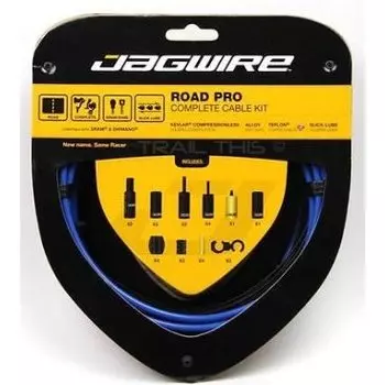 Набор рубашек и тросиков тормоза Jagwire Road Pro Brake Kit, синий, PCK205