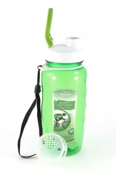 Фляга велосипедная Vinca sport с защитой от пыли (зелёная) 500мл, VSB 01 green