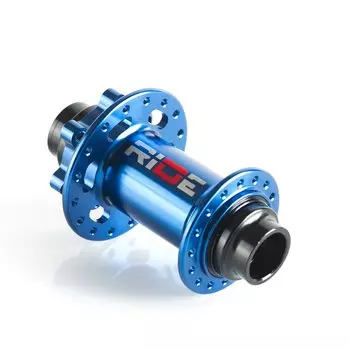 Втулка велосипедная RIDE Boost, передняя, 32 отверстия, голубая, BX211FBL