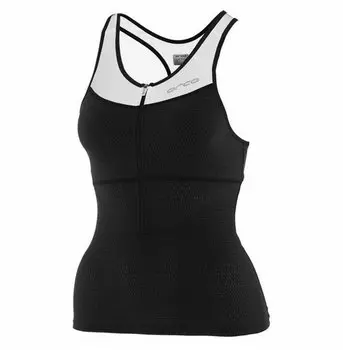 Топ женский для триатлона Orca 226 Support Top 2015, S, черно-белый, DVD8